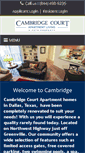 Mobile Screenshot of cambridgecourtapartmenthomes.com